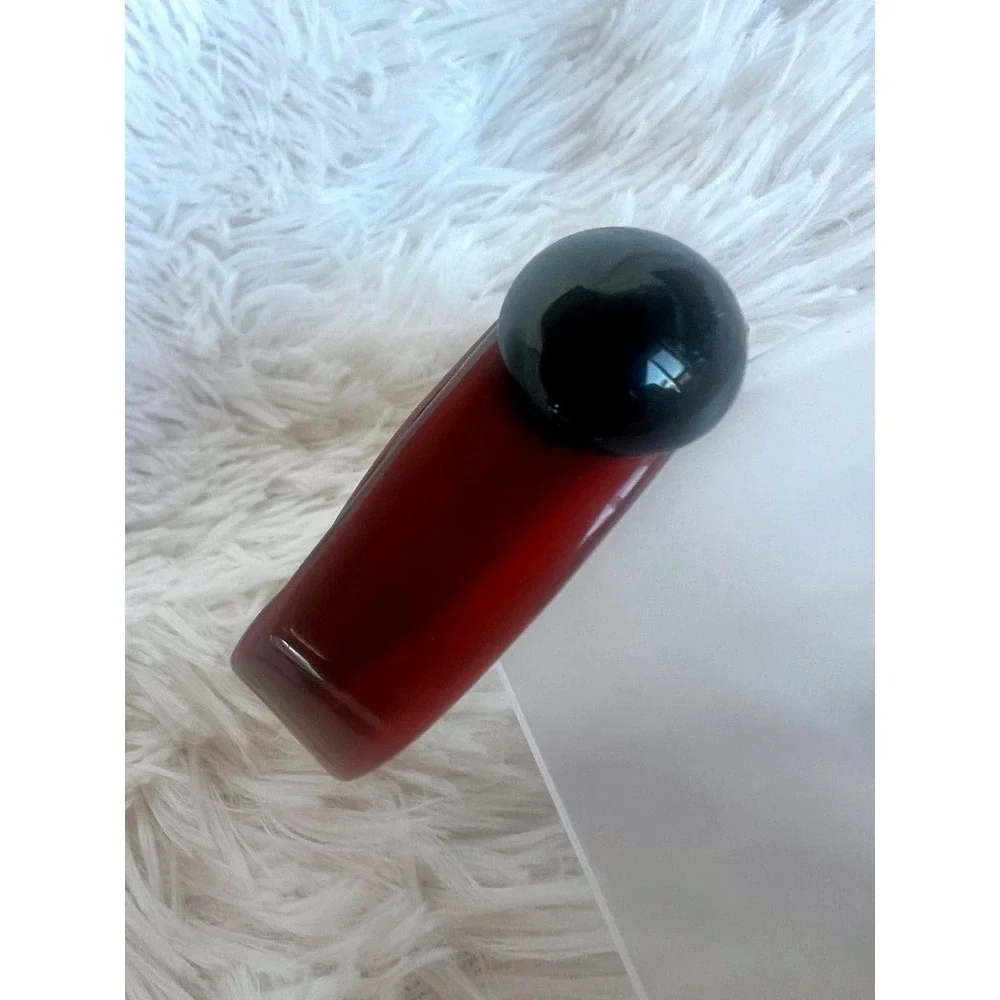 Vintage Lucite Bracelet Cherry Red Petite Small Wrist Mod Artwear Mid‎ Century